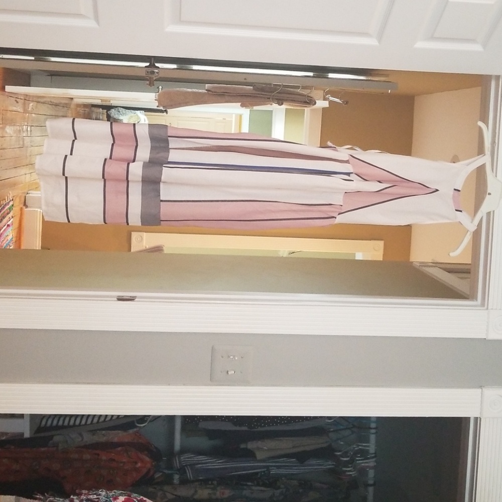 Linen halter dress